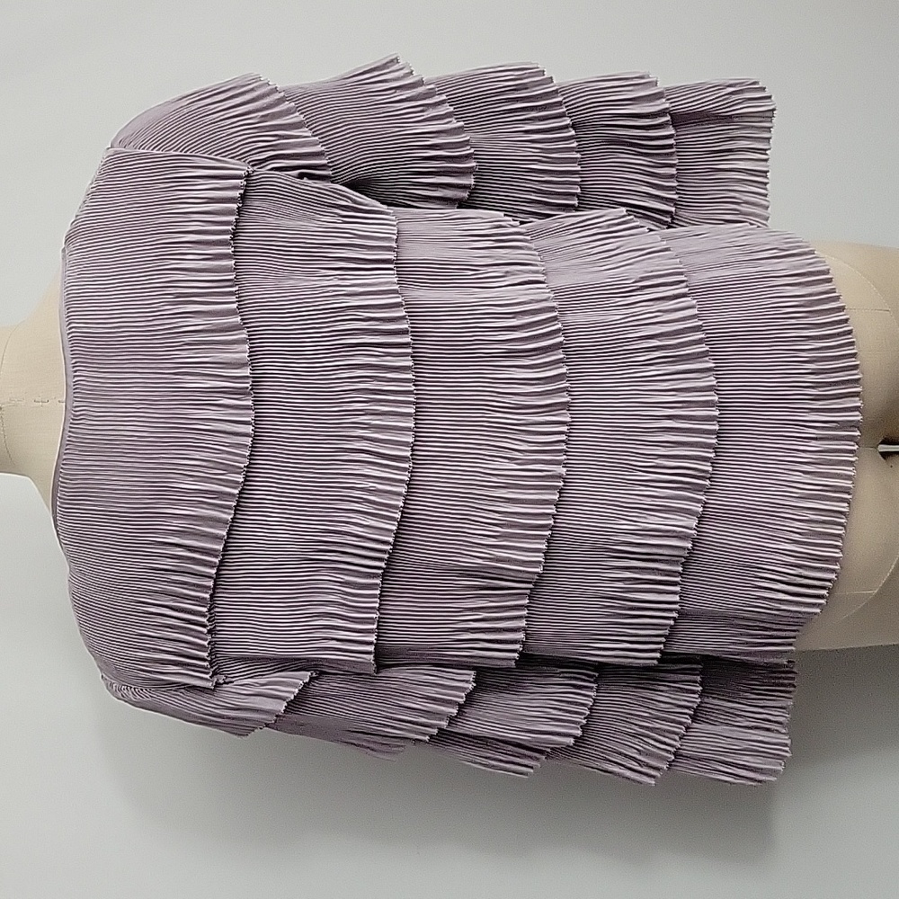 Red Valentino Tiered and Pleated Top Light Lavender Size Small EUC - Picture 5 of 9